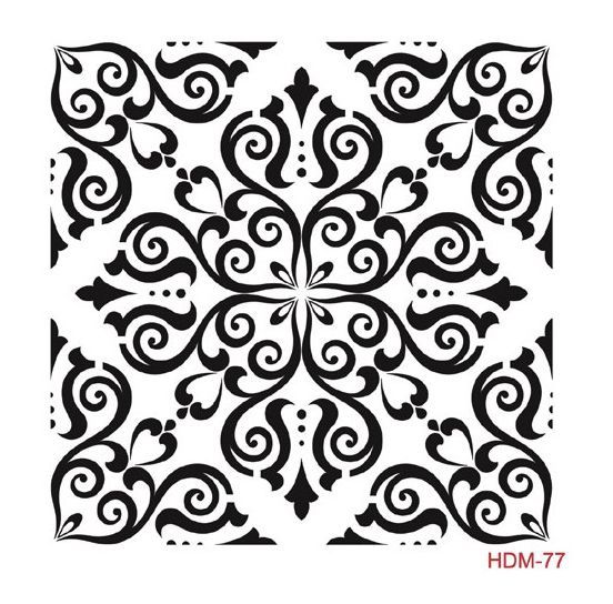 Stencil Mix Media 25x25cm