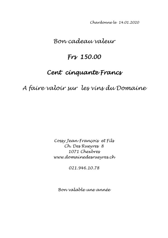 Bon d'achat