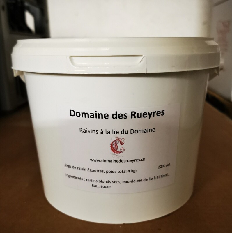 Raisins à la lie du domaine 4kgs