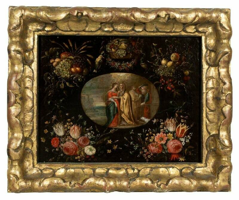 Jan Brueghel III, el Joven, (Amberes, 1601 - 1678) y Frans Francken III (Amberes, 1607 - 1667)