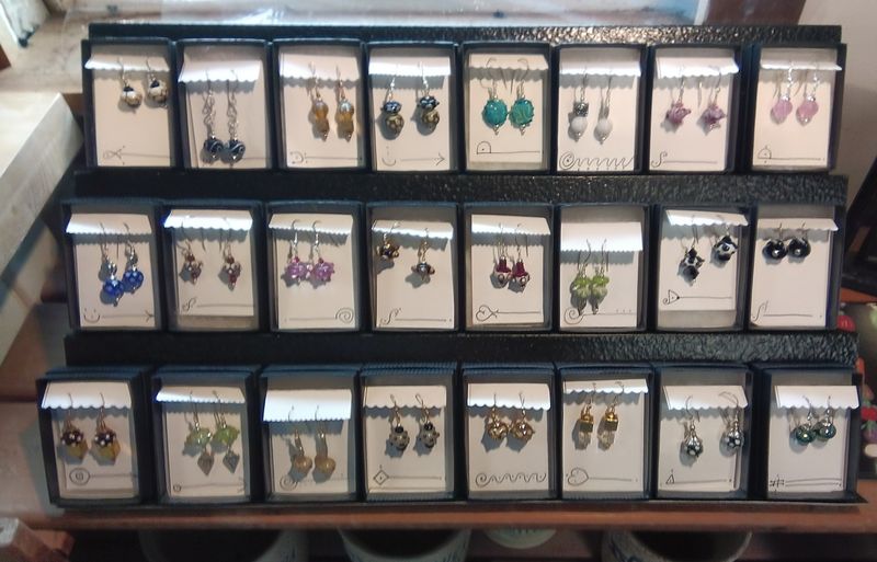 Earrings by Sandy Osborn