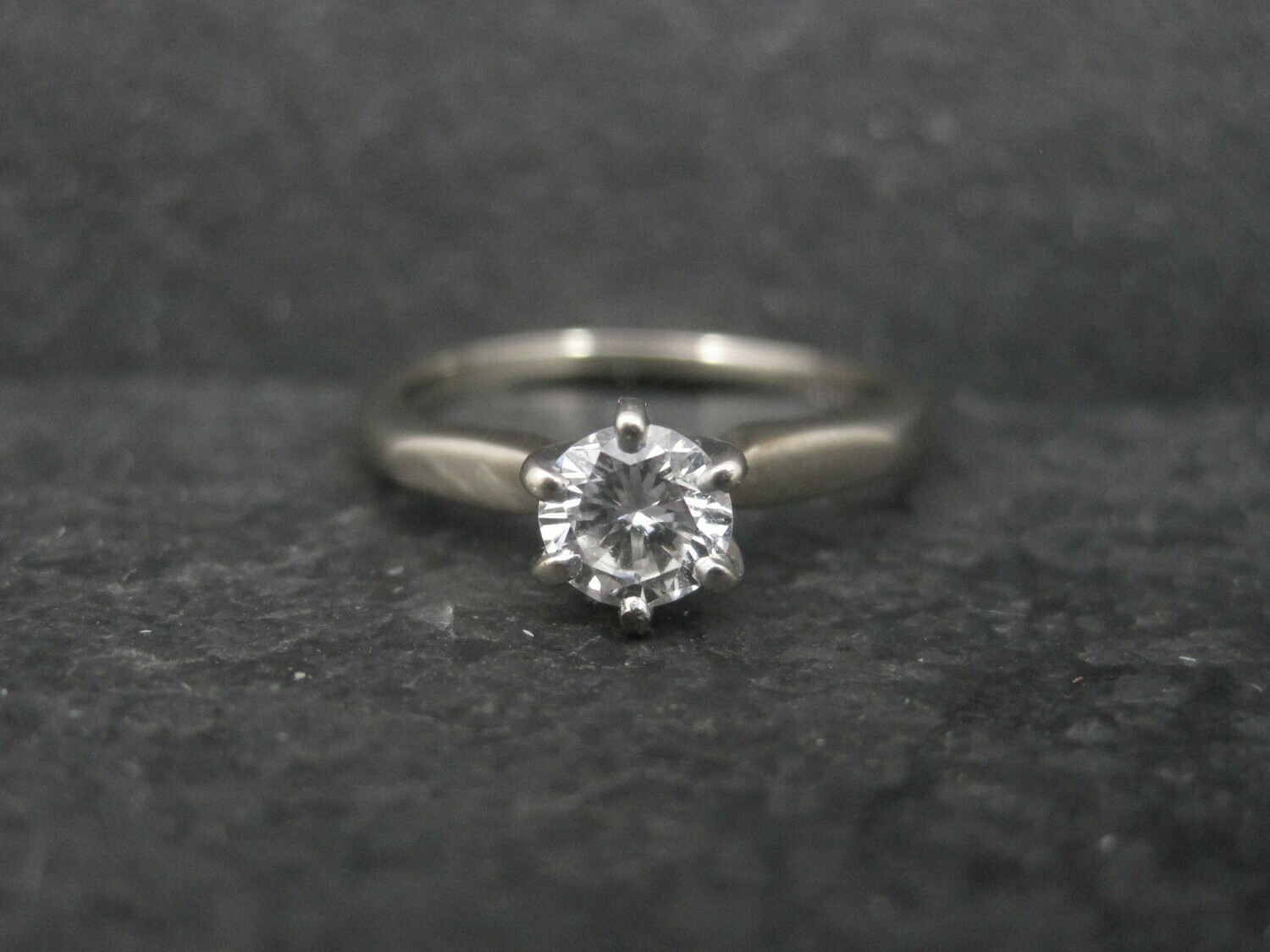 18K .33 Carat Diamond Engagement Ring