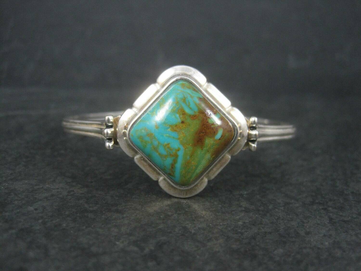 Southwestern Barse Sterling Turquoise Cuff Bracelet 7 Inches