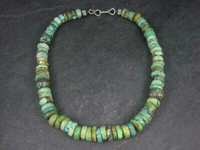 Southwestern Estate Turquoise Necklace 18 Inches