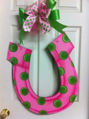 Derby Horseshoe Door hanger various Designs