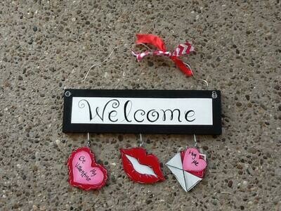 Welcome Board Valentine's Day Package