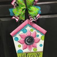 Spring/Summer Birdhouse Door Hanger