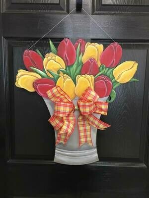 Spring/Summer Tulips Door Hanger