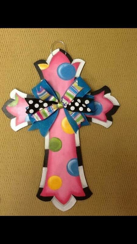 DIY Cross Door Hanger Cutout