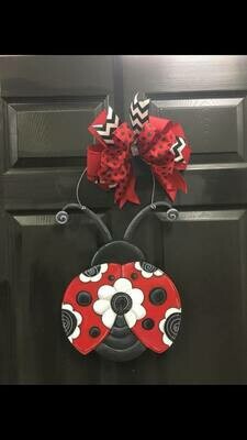 DIY Ladybug Door Hanger Cutout