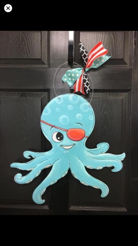 DIY Octopus Door Hanger Cutout