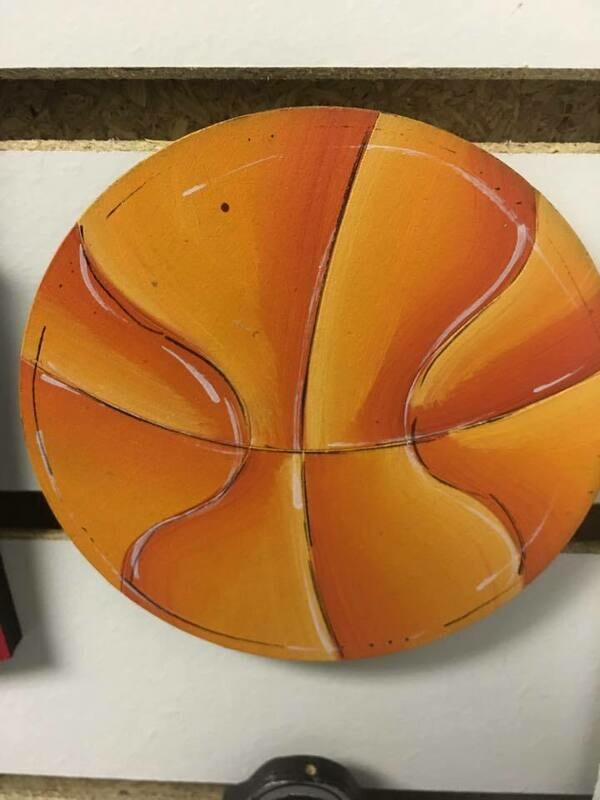 DIY Sports Door Hanger Cutout