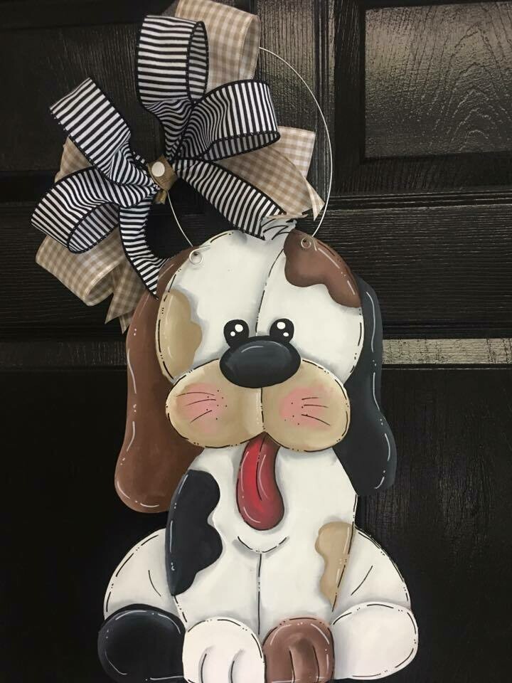 DIY Dog Door Hanger Cutout