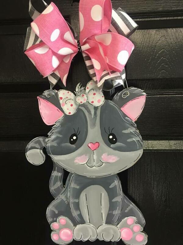 DIY Cat Door Hanger Cutout