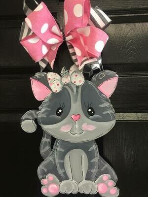 DIY Cat Door Hanger Cutout