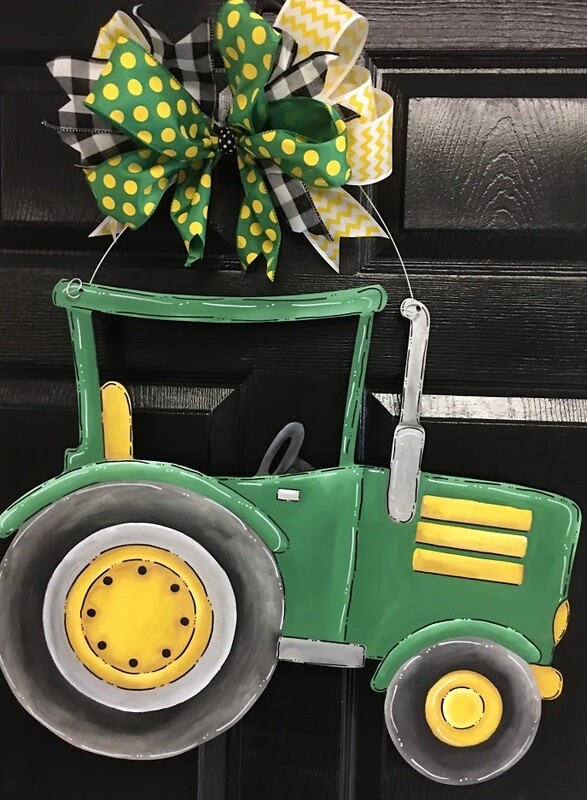 DIY Tractor Door Hanger Cutout