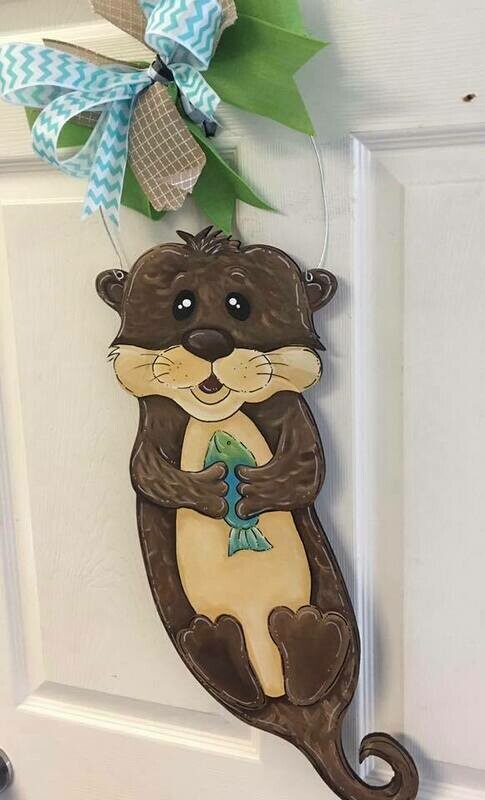 DIY Otter Door Hanger Cutout