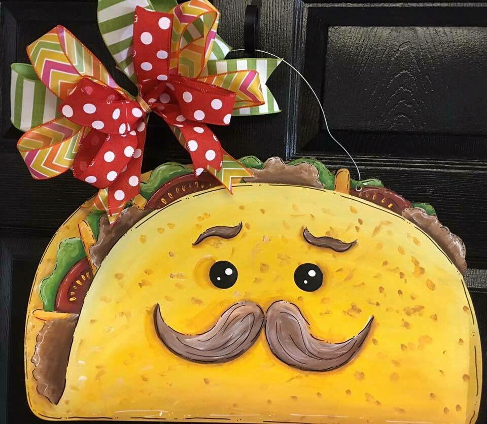 DIY Taco Door Hanger Cutout