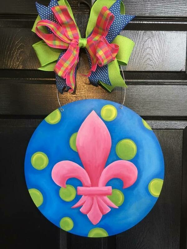 DIY FDL Circle Door Hanger Cutout