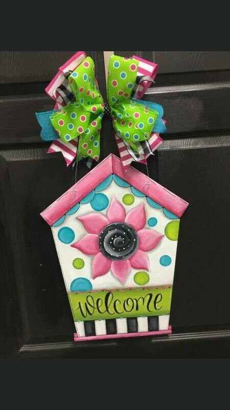 DIY Birdhouse Door Hanger Cutout