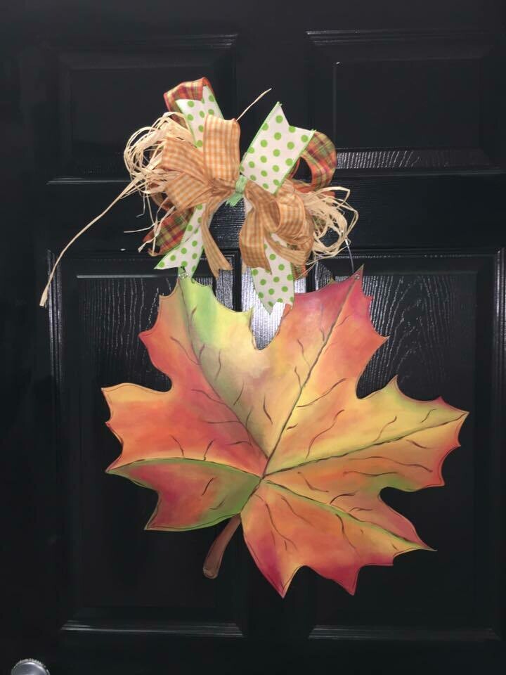 Fall Leaf Door Hanger