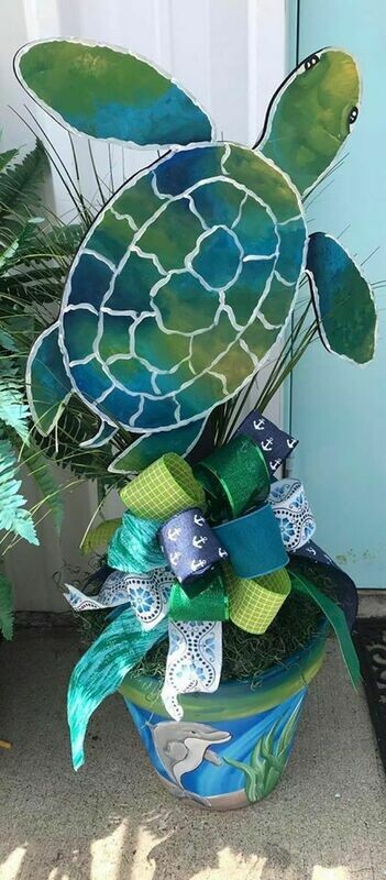 DIY Sea turtle Door Hanger