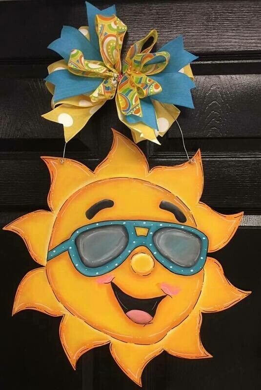 Spring/Summer Sun Door Hanger