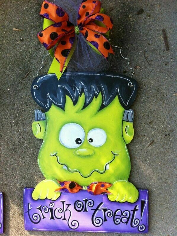 DIY Frankenstein Door Hanger Cutout