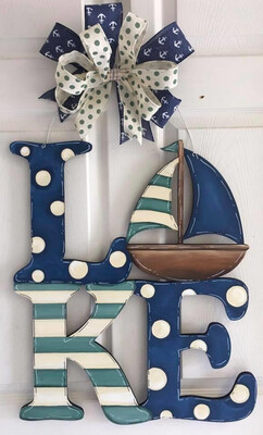 Spring/Summer “Lake" Door Hanger