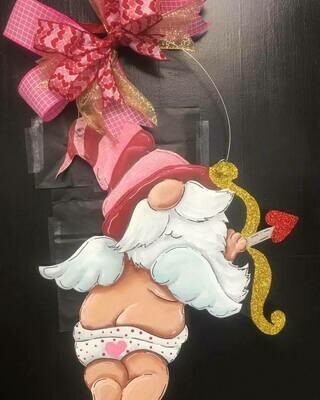 Gnome Valentine’s Cupid Door Hanger