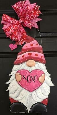 Gnome Valentine Door Hanger