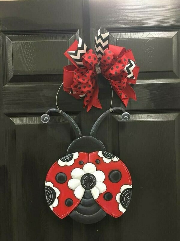 Spring/Summer Ladybug Door Hanger