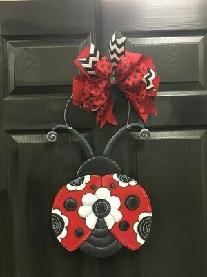 Spring/Summer Ladybug Door Hanger
