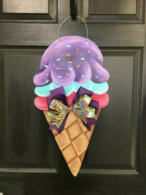 Ice cream cone Door Hanger