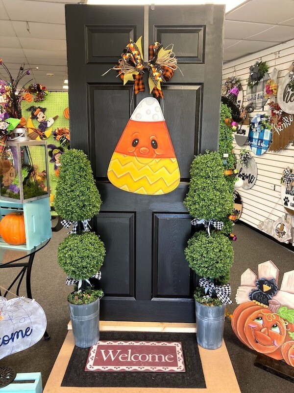 Halloween Candy Corn Door Hanger