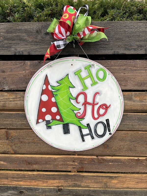  Christmas HO HO HO Circle
