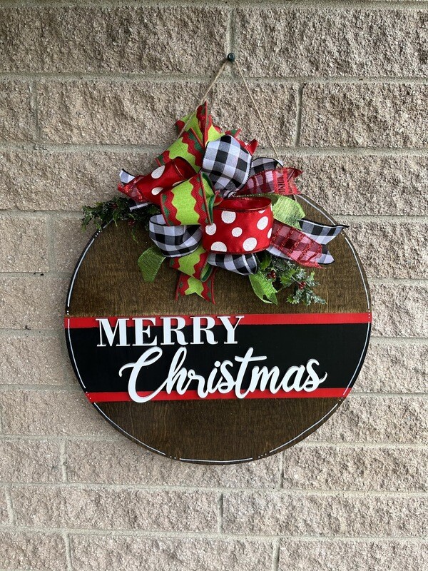 Christmas Stained  Merry Christmas
