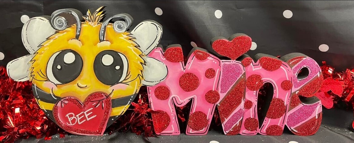 Valentine’s Bee Mine Sitter