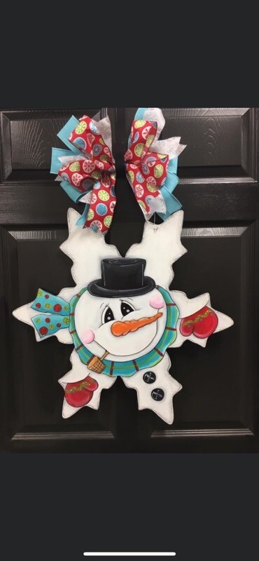 Winter Frosty Snowflake