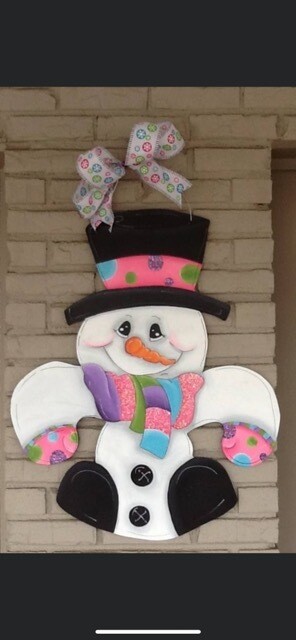 DIY FDL Snowman