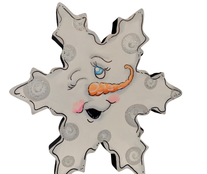 Winter Snowflake Face Insert