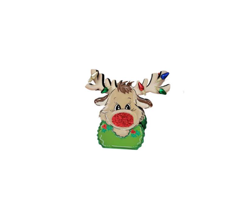 Christmas Rudolph The Reindeer Insert-Printed