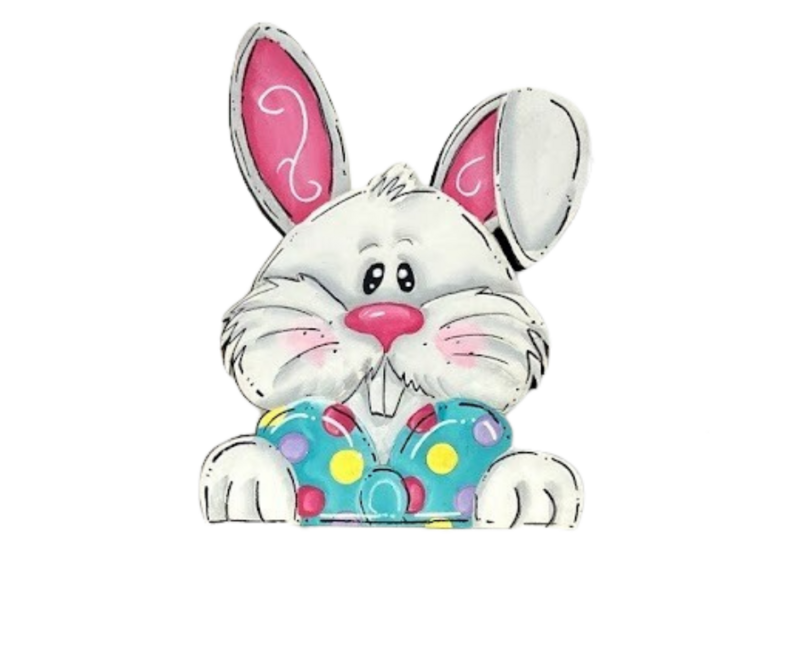 Easter Bunny Insert-Printed or Painted