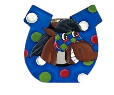 Smiling Horse in Shoe Insert