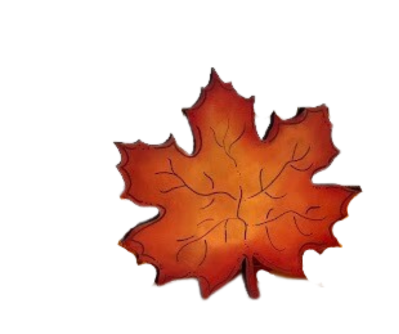 Fall Leaf Insert