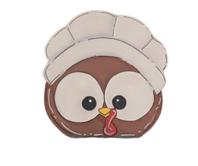 Thanksgiving Pilgrim Turkey Girl Insert/Sitter