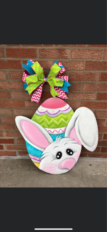 Easter Egg W/ Bunny Face