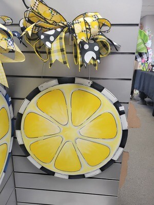 Spring/Summer Hello Lemon Door Hanger