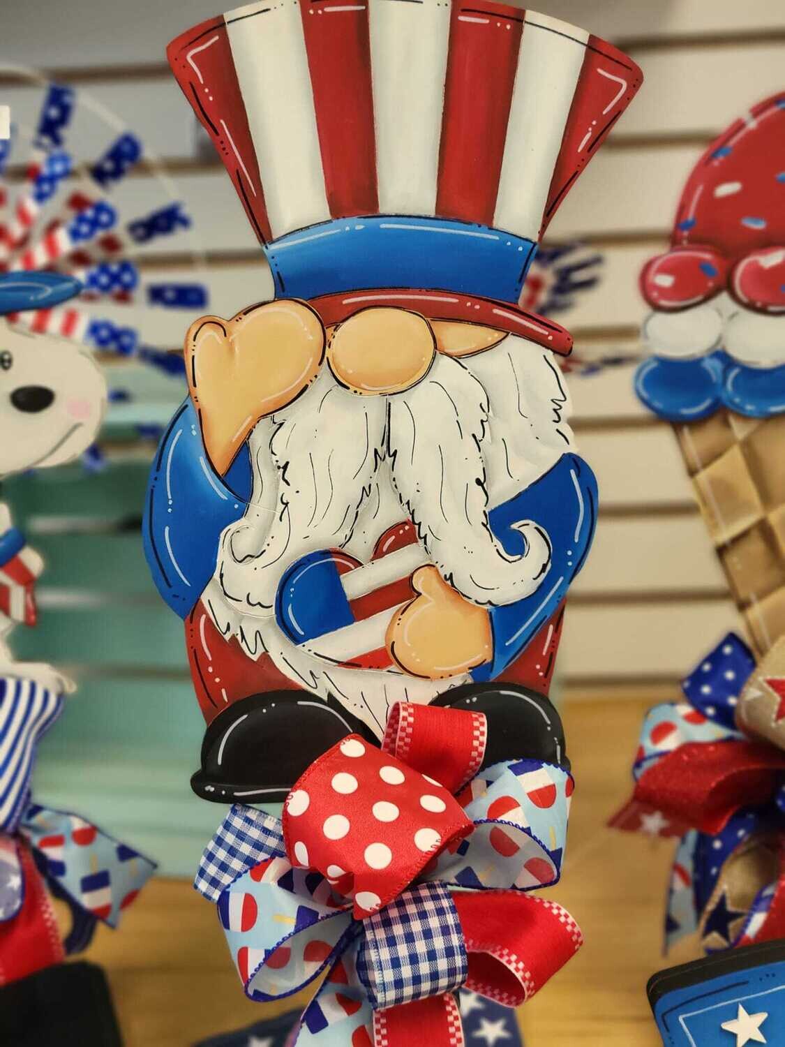 4th of July/Patriotic Gnome Table Topper