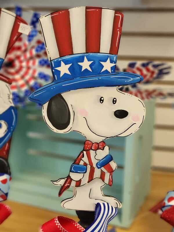 4th of July/Patriotic Snoopy Table Topper